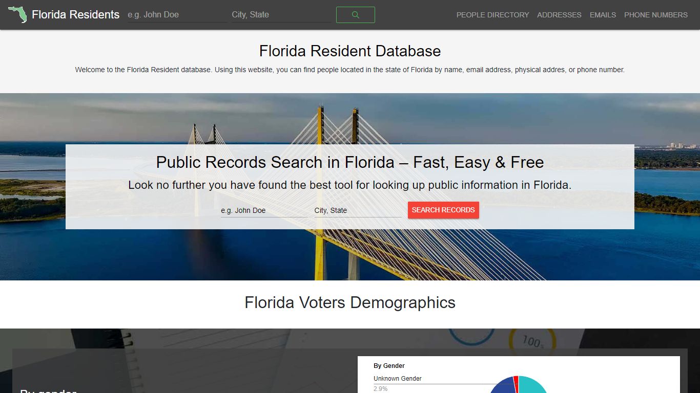 Florida Residents Search and Background Check Tool